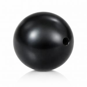 Round pearl 8.0 mm Crystal Black with one hole - 5818 MM 8.0 CRYSTAL BLACK.PRL