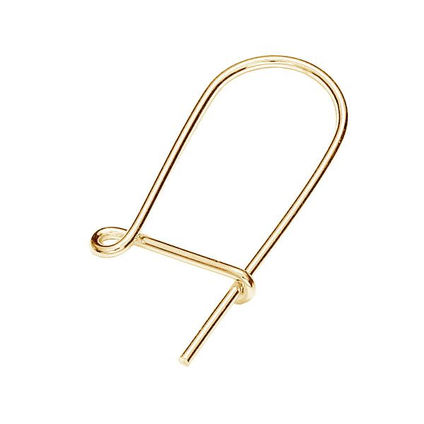 Amazon.com: Adabele 50pcs Hypoallergenic Earring Hooks Kidney Earwire  Connector 25mm Long Gold Plated Brass for Earrings Jewelry Making CF184-25