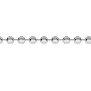 Ball chain, bulk, sterling silver 925, CPL 2,0