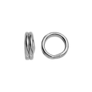 OG 6,0 - Double jump rings, silver 925