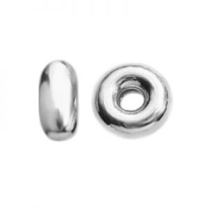 Donut silver spacer - OPG 1,7x4,5 mm