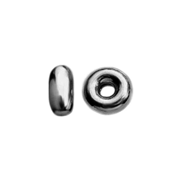 Donut silver spacer - OPG 2,05x5,5 mm
