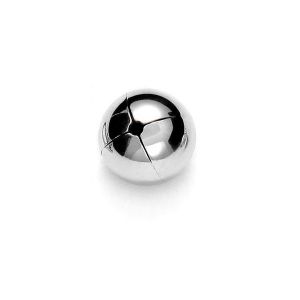 Silver balls 7mm (1 hole) - P1F  7,0 F:0,9