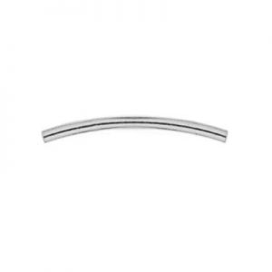 Curved tube silver - RURL M 2x25 mm