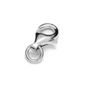 CHP SET 8 mm - Silver clasp with jump ring, sterling silver 925
