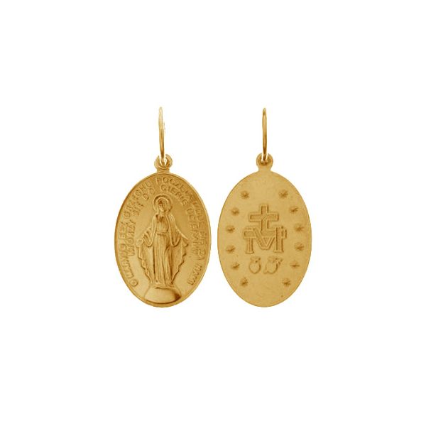 Buy English Gold Tone Miraculous Medal, Pkg of 10