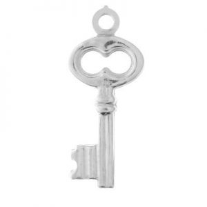 Key pendant*sterling silver 925*ET 3 10x23 mm