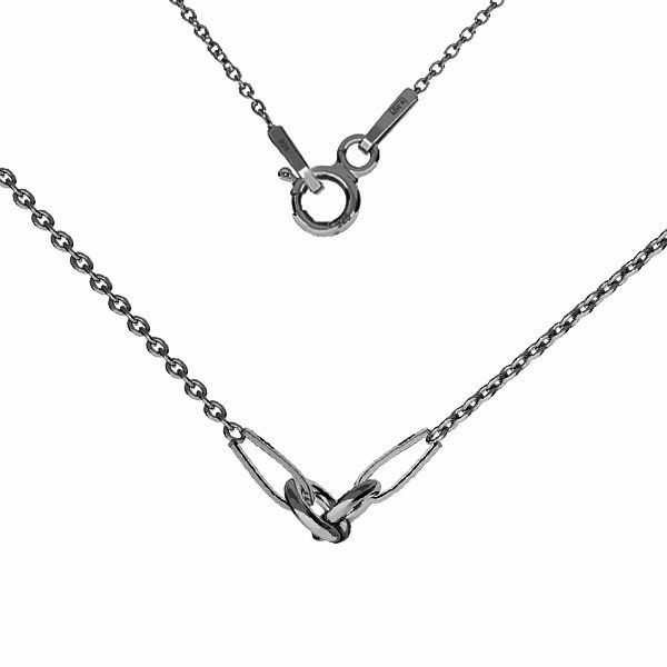 Necklace base, sterling silver 925, S-CHAIN 2 (A 030) - 41 cm