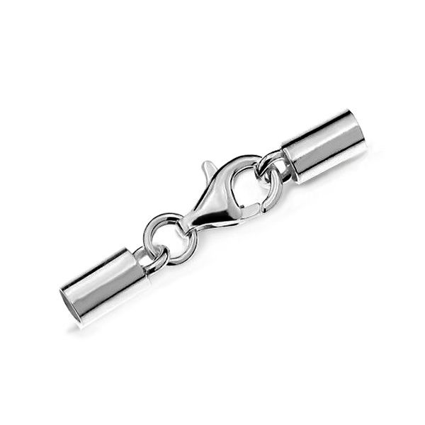 End cap with clasp CHP*sterling silver 925*TWP SET 3 mm
