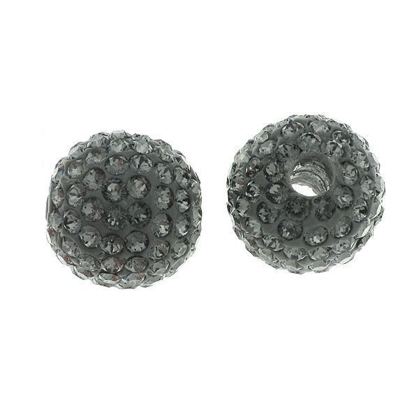 DISCOBALL BEAD 16mm/4.5 mm SILVER NIGHT