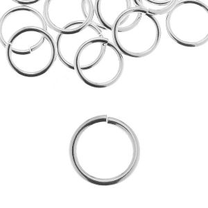 KC-1,50x9,50 - Open jump rings, sterling silver 925