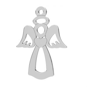 Angel pendant, sterling silver 925, LK-0332 - 0,50 13x18,5 mm
