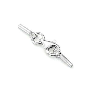 End cap with clasp*sterling silver 925*TWP SET CHP 1,5 mm