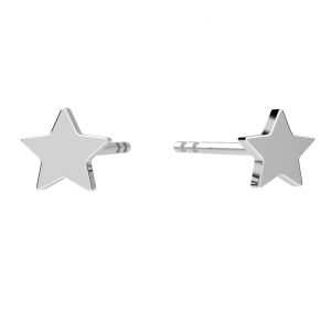 Star post earrings KLSG KSZ-27 4,5x11,5 mm