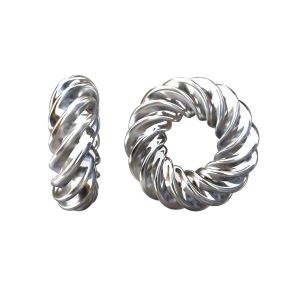 Silver round spacer - ODL-00021 2,7x6 mm