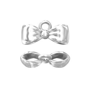 Bow charms - ODL-00051 6x12,2 mm