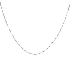 Necklace base, sterling silver 925, A 030 CHAIN 21 45 cm