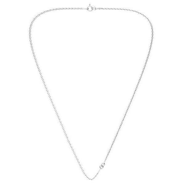 ベース silver925 chain necklace Necklace base, sterling silver 925, A 030 CHAIN 21 45 cm