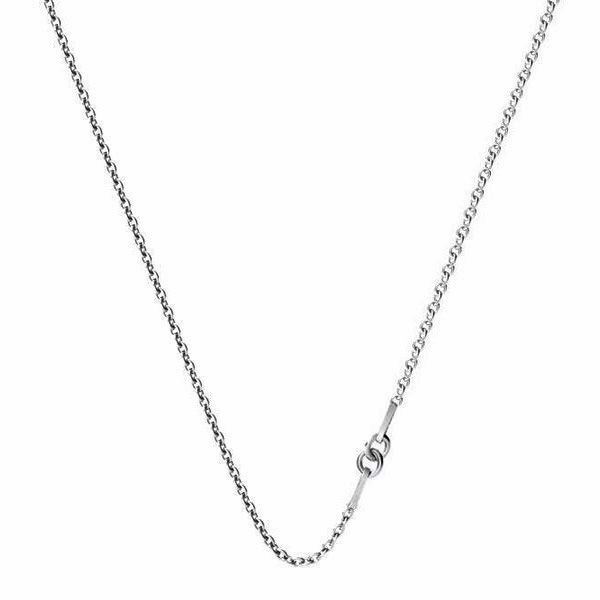 ベース silver925 chain necklace Necklace base, sterling silver 925, A 030 CHAIN 21 45 cm