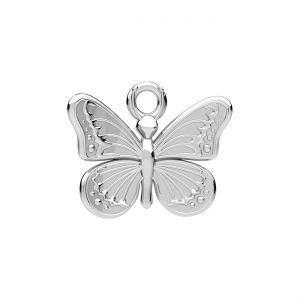 Butterfly charms*sterling silver 925*ODL-00085 11x13 mm