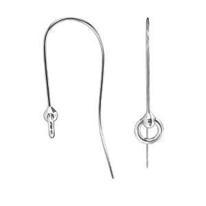Open ear wire with jump ring - BO 58