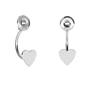 Swing earrings heart - LK 0583