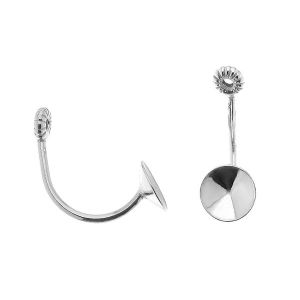Swing earrings Rivolii 6MM (base) - OKSV 1122 ver.1 6 mm (1122 SS 29)