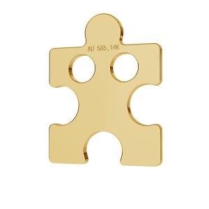 Puzzle gold 14K pendant LKZ-00003 - 0,30 mm