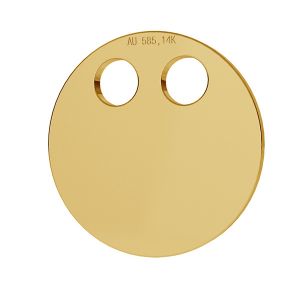 Round gold 14K pendant LKZ-00004 - 0,30 mm