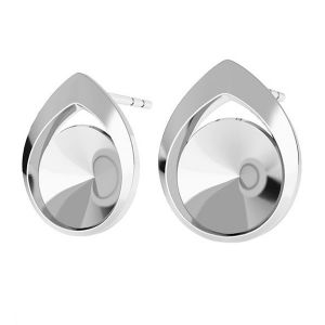 Earrings post Rivoli - KLS ODL-00187 ver.3 8 mm (1122 SS 39)