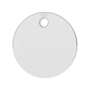 Round blank disk pendant, LK-0681 - 0,50 9x9 mm