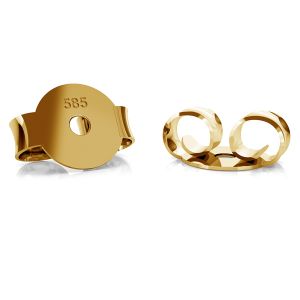 Gold back stopper BARZ 1 - AU 585,14K