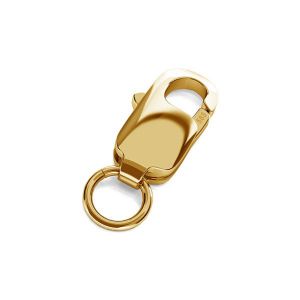Lobster clasp 8mm with jumpring gold 14K CHRZ 8,0 SET