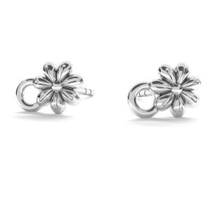 Flower earring with jumpring ODL-00218 KLS
