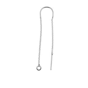 Cable chain earring (base) - KLA-33