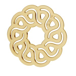Flower pendant gold 14K LKZ-00203 - 0,30 mm