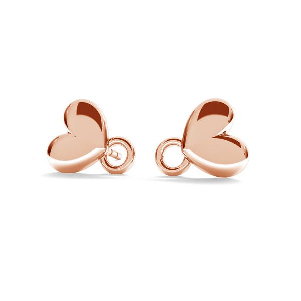 Heart earring, ODL-00242 KLS