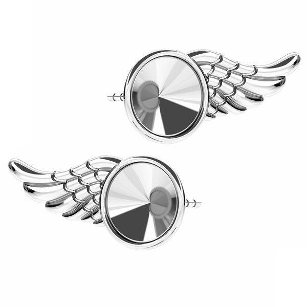 Wing earrings for Rivoli 6mm ODL-00266 L+R (1122 SS 29)