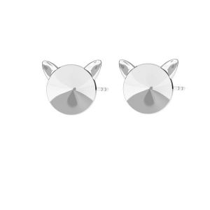 Cat earrings for Rivoli 6mm ODL-00294 KLS (1122 SS 29)