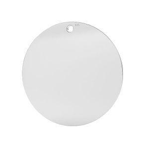 Round blank disk pendant, LK-1270 - 0,50 23x23 mm