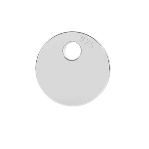 Round blank disk pendant, LK-1254 - 0,50 5x5 mm