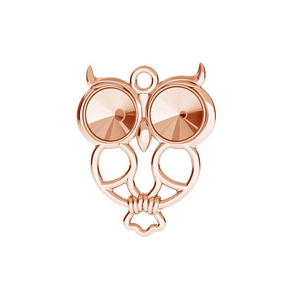 Owl pendant for Rivoli 6mm, sterling silver 925, ODL-00314 (1122 SS 29)