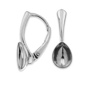 Earrings base for Pear Fancy stones OKSV 4320 MM 10 BA