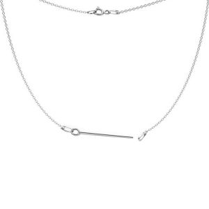Base for necklaces, sterling silver 925, S-CHAIN 20 (A 030)