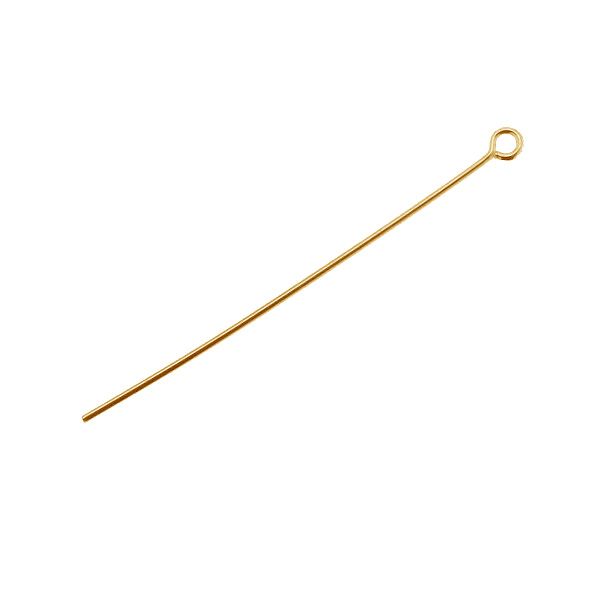 60 mm headpins with hook, sterling silver 925, SZPO 0,80 - 60 mm