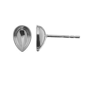 Earrings base for Pear Fancy Swarovski stones, OKSV 4320 MM 8 KLS