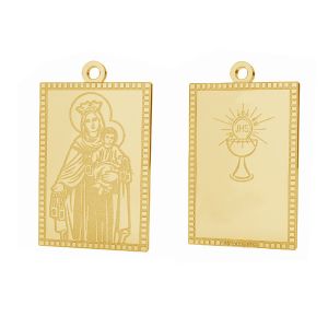 Our Lady gold pendant, AU 585 14K, LKZ-00661 - 0,30