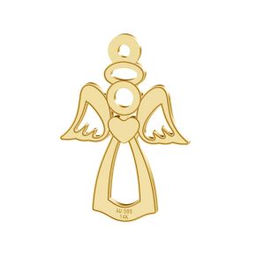 Angel pendant, AU 585 14K, LKZ-00332 - 0,30