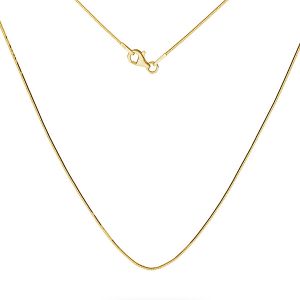 Snake gold chain 14K, SG-SNAKE 020 DC8L AU 585, 14K - 50 cm