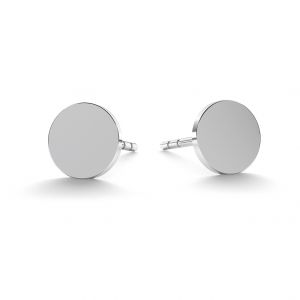 Star earrings, sterling silver 925, LK-0617 KLS - 0,50